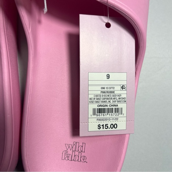 Wild Fable Women's Robbie Slide Sandals pink - Size 9 - NWT - Picture 3 of 5